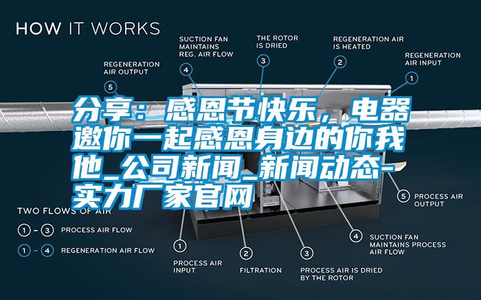 分享：感恩節(jié)快樂(lè)，電器邀你一起感恩身邊的你我他_公司新聞_新聞動(dòng)態(tài)-實(shí)力廠家官網(wǎng)