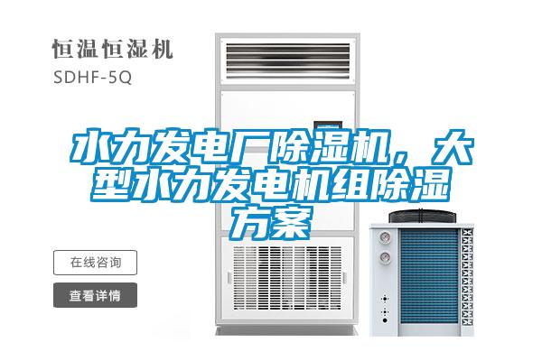 水力發(fā)電廠除濕機，大型水力發(fā)電機組除濕方案