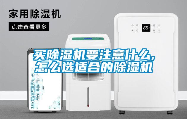 買除濕機要注意什么,怎么選適合的除濕機