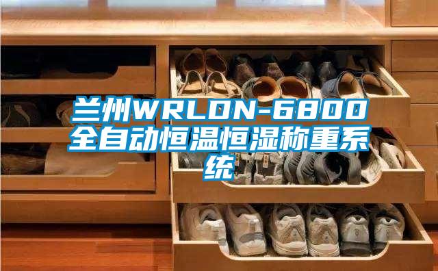 蘭州WRLDN-6800全自動(dòng)恒溫恒濕稱(chēng)重系統(tǒng)