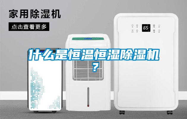 什么是恒溫恒濕除濕機(jī)？