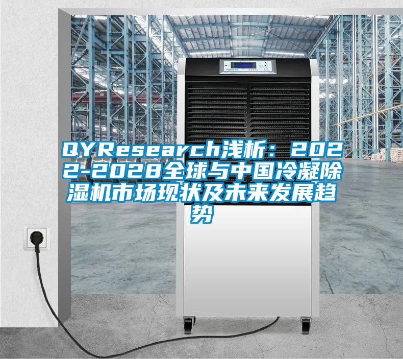 QYResearch淺析：2022-2028全球與中國冷凝除濕機(jī)市場現(xiàn)狀及未來發(fā)展趨勢