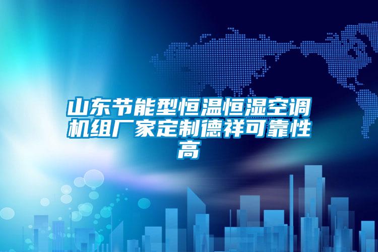 山東節(jié)能型恒溫恒濕空調(diào)機組廠家定制德祥可靠性高