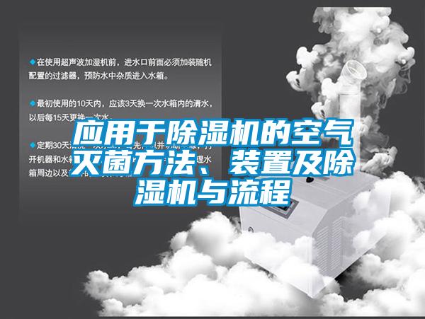 應(yīng)用于除濕機的空氣滅菌方法、裝置及除濕機與流程