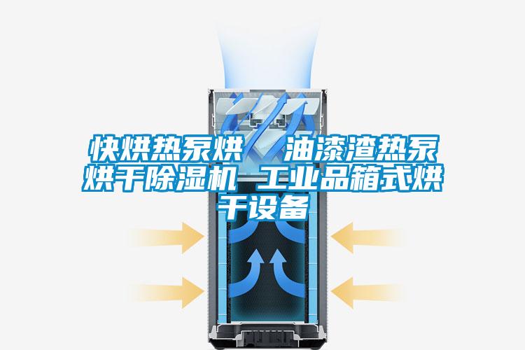 快烘熱泵烘  油漆渣熱泵烘干除濕機 工業(yè)品箱式烘干設(shè)備