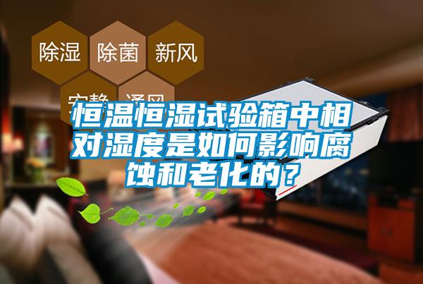 恒溫恒濕試驗箱中相對濕度是如何影響腐蝕和老化的？