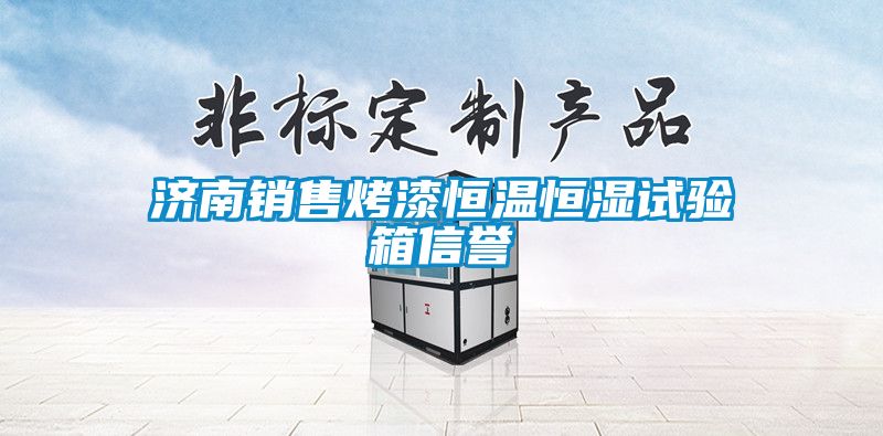 濟(jì)南銷售烤漆恒溫恒濕試驗(yàn)箱信譽(yù)