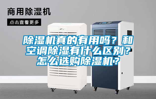 除濕機真的有用嗎？和空調(diào)除濕有什么區(qū)別？怎么選購除濕機？